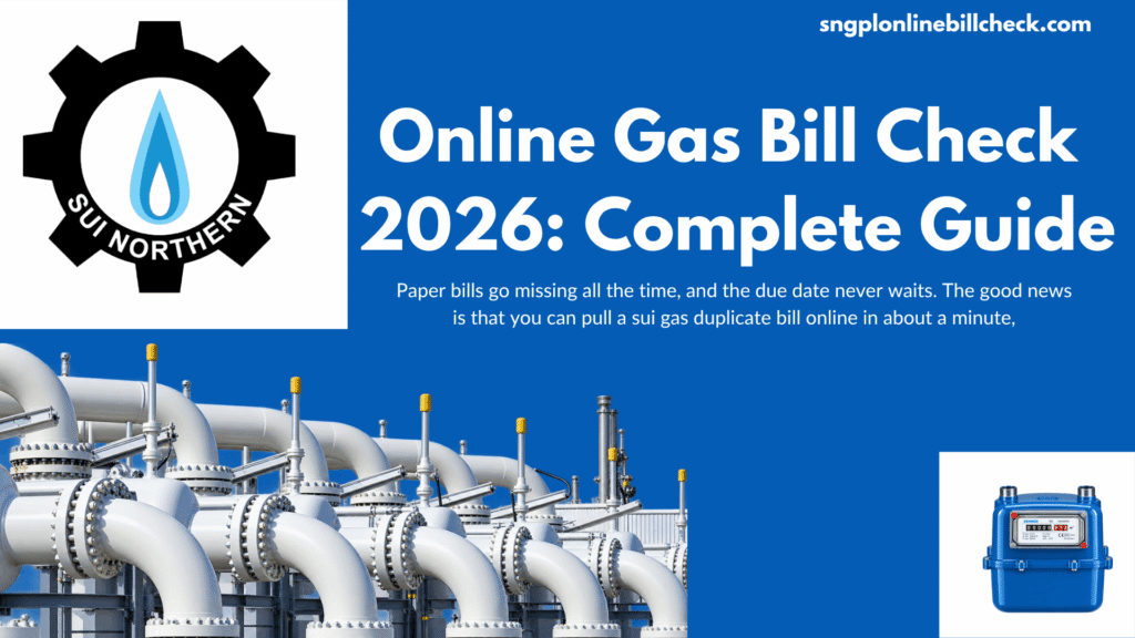 Online Gas Bill Check 2026