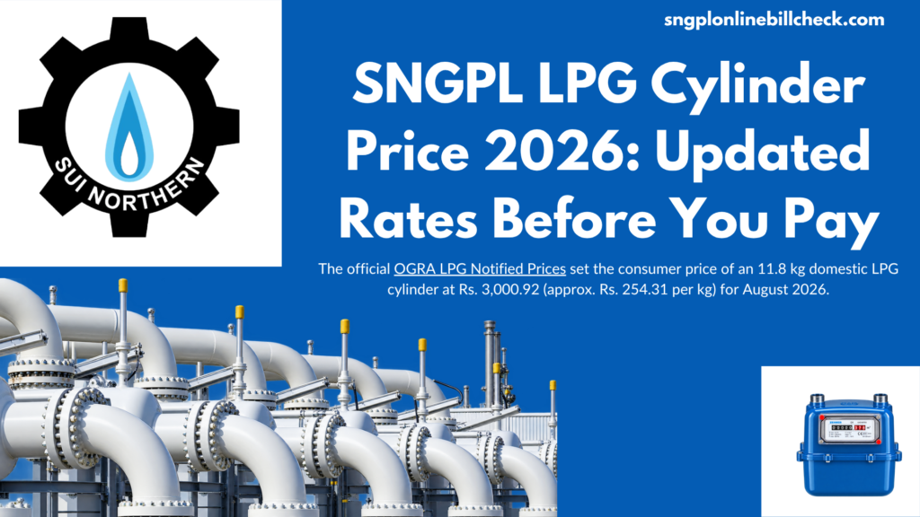 SNGPL LPG Cylinder Price