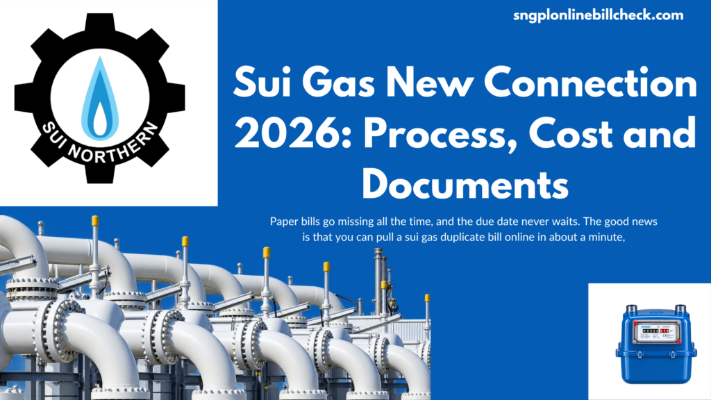 Sui Gas New Connection 2026